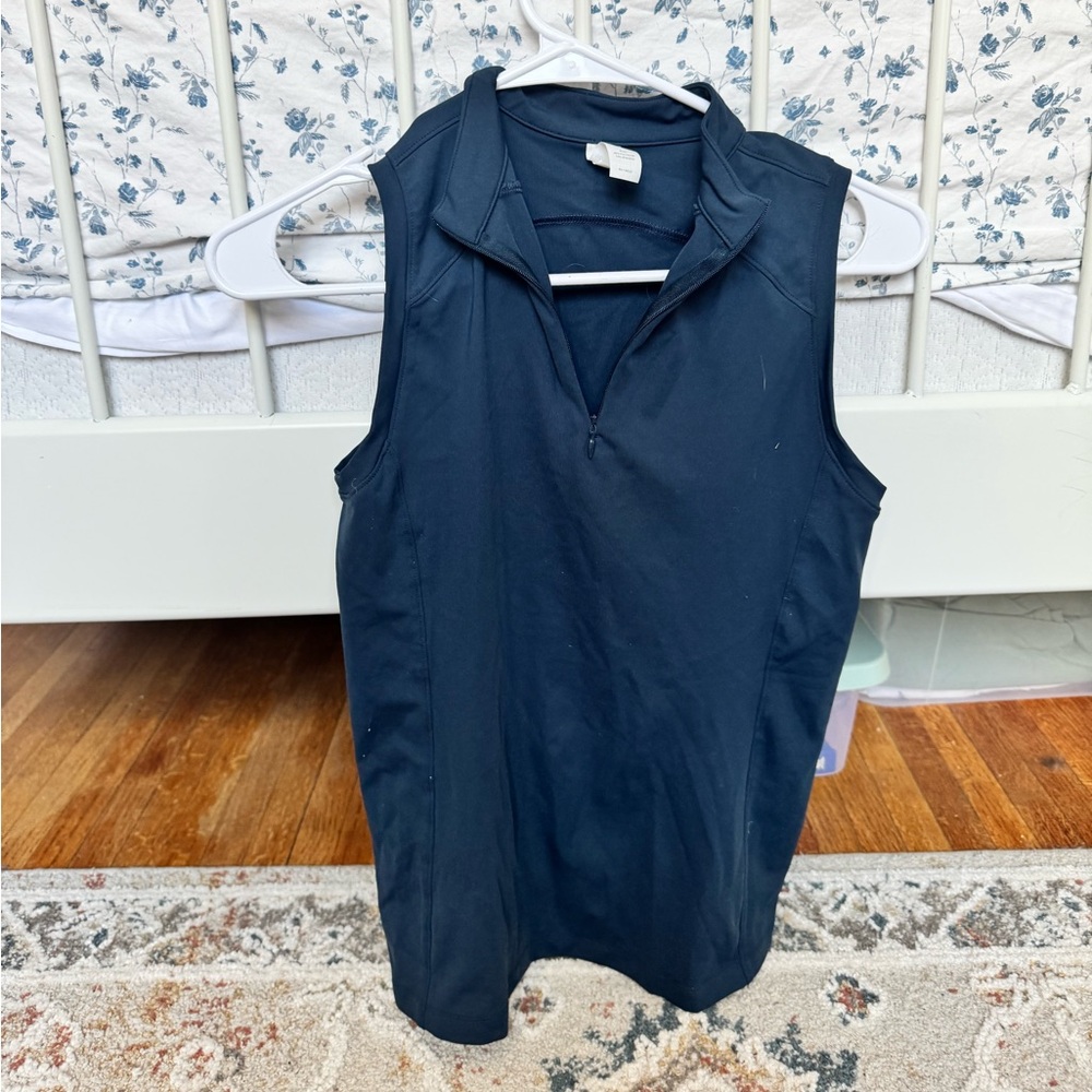 Sleeveless Navy Women's Top